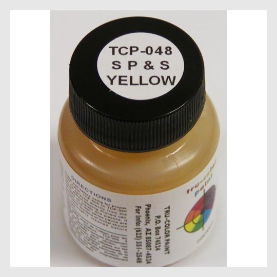 1591577149463 - Tru-Color Paint Tcp-048 Spokane Portland & Seattle Yellow 1Oz - Rj's Trains