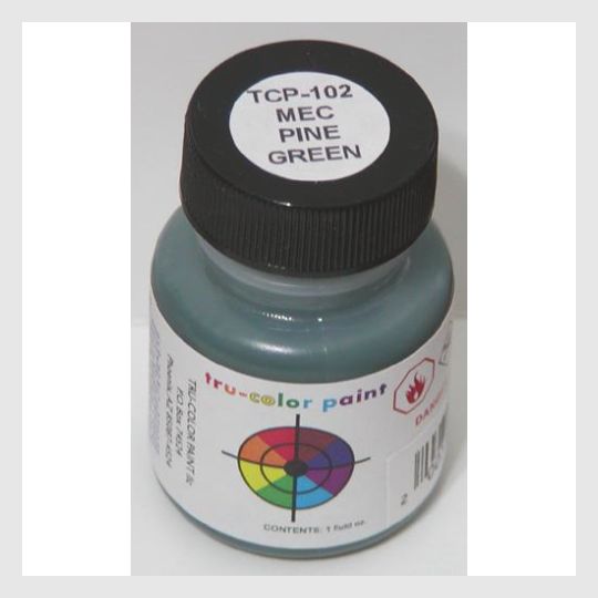 3399643660311 - Tru-Color Paint Tcp-102 Maine Central Pine Green 1Oz - Rj's Trains