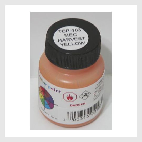 3399643987991 - Tru-Color Paint Tcp-103 Maine Central Harvest Yellow 1Oz - Rj's Trains