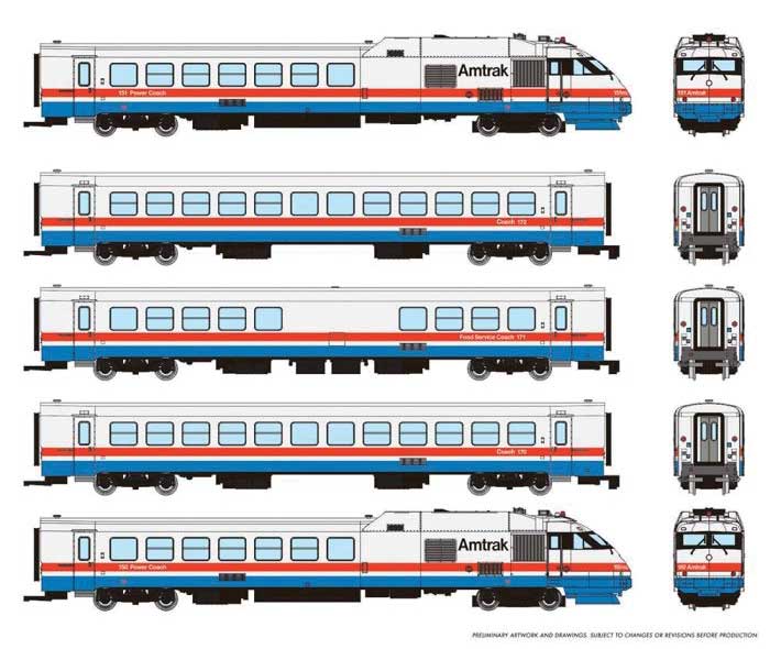 Rapido N Scale RTLTurboliner