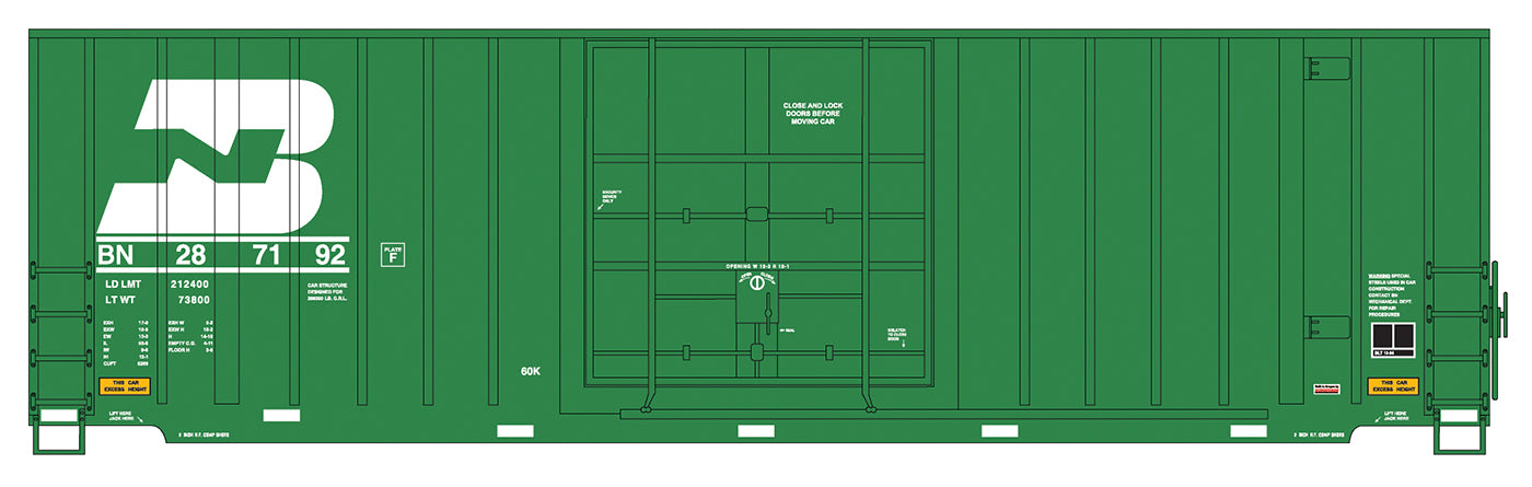 Gunderson 50' High Cube Double Door Box Car