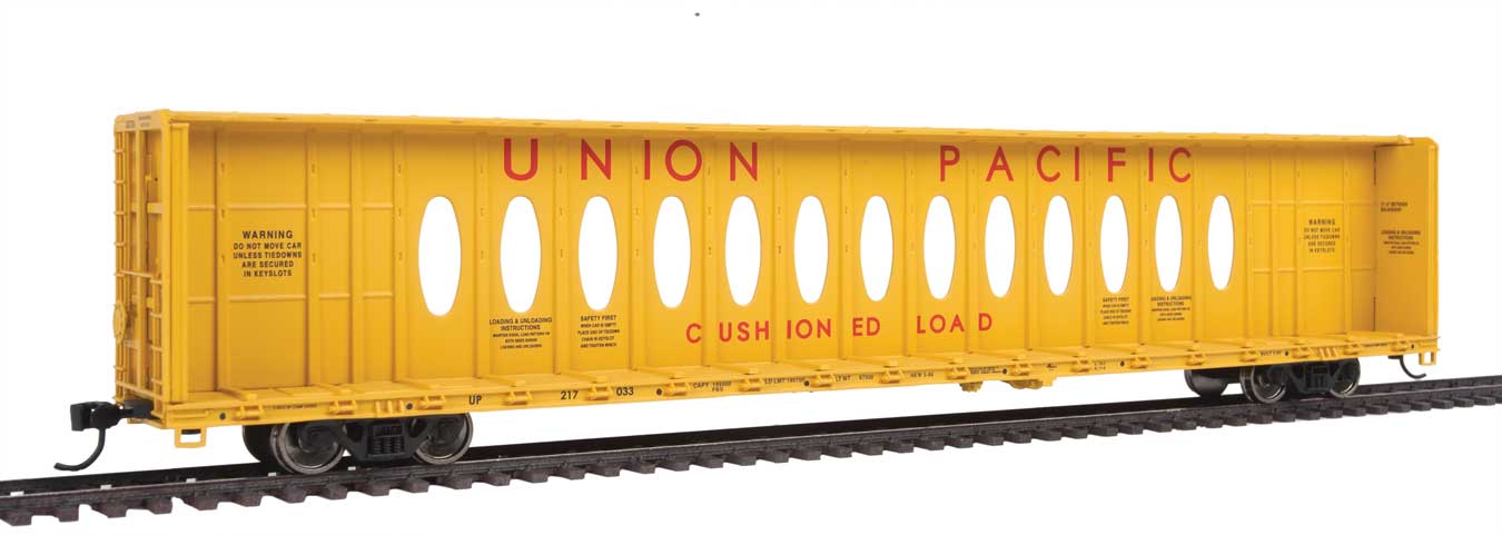 HO Scale 72' Centerbeam Flatcar