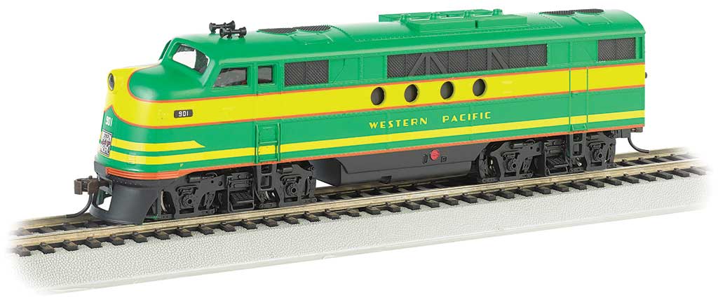 Bachmann, HO Scale, 68915, EMD FT-A Locomotive, Western Pacific, #901, DCC & Sound