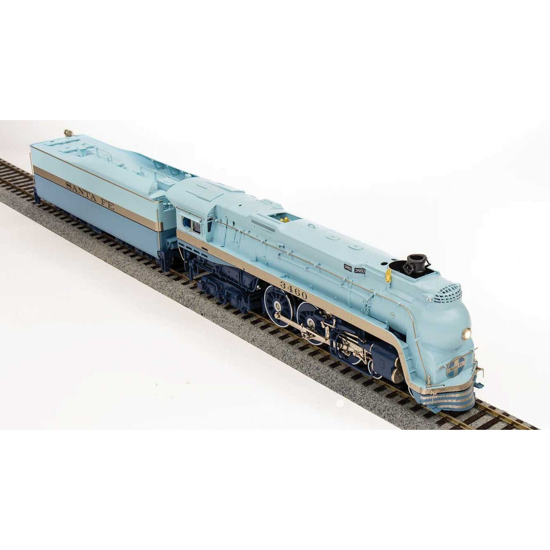 Broadway Limited Imports, 7352, HO Scale, Blue Goose, Early 1939, ATSF, #3460, DCC & Sound