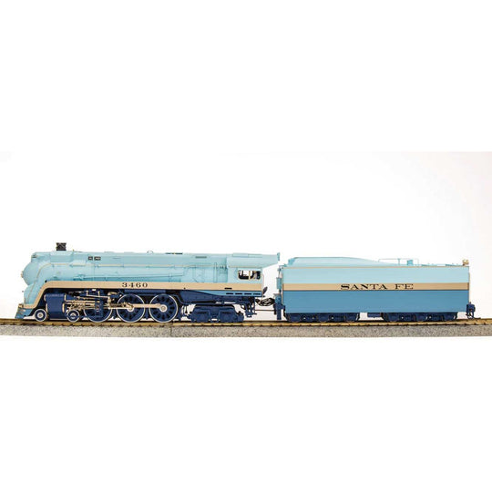 Broadway Limited Imports, 7352, HO Scale, Blue Goose, Early 1939, ATSF, #3460, DCC & Sound