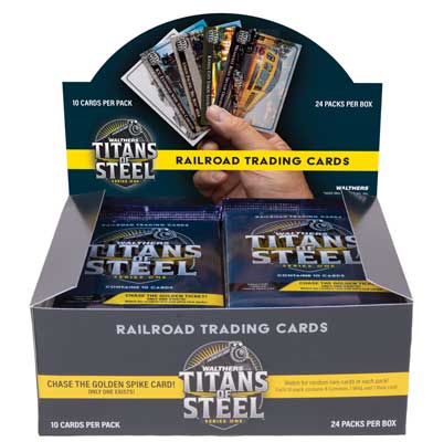 Walthers Collectables, Titans of Steel, Series 1, Hobby Box. 24 Packs, 10 Cards Per Pack