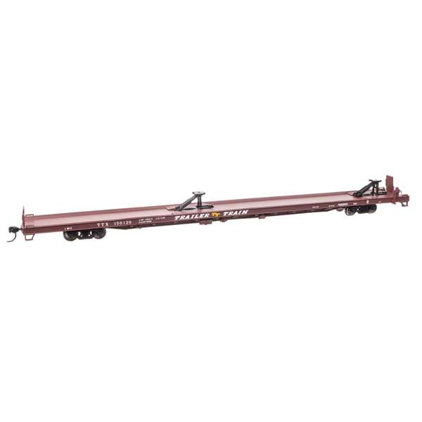 Walthers Mainline, 910-5734, HO Scale, 89' Chanel Sie Flat Car, Trailer Train # 150120