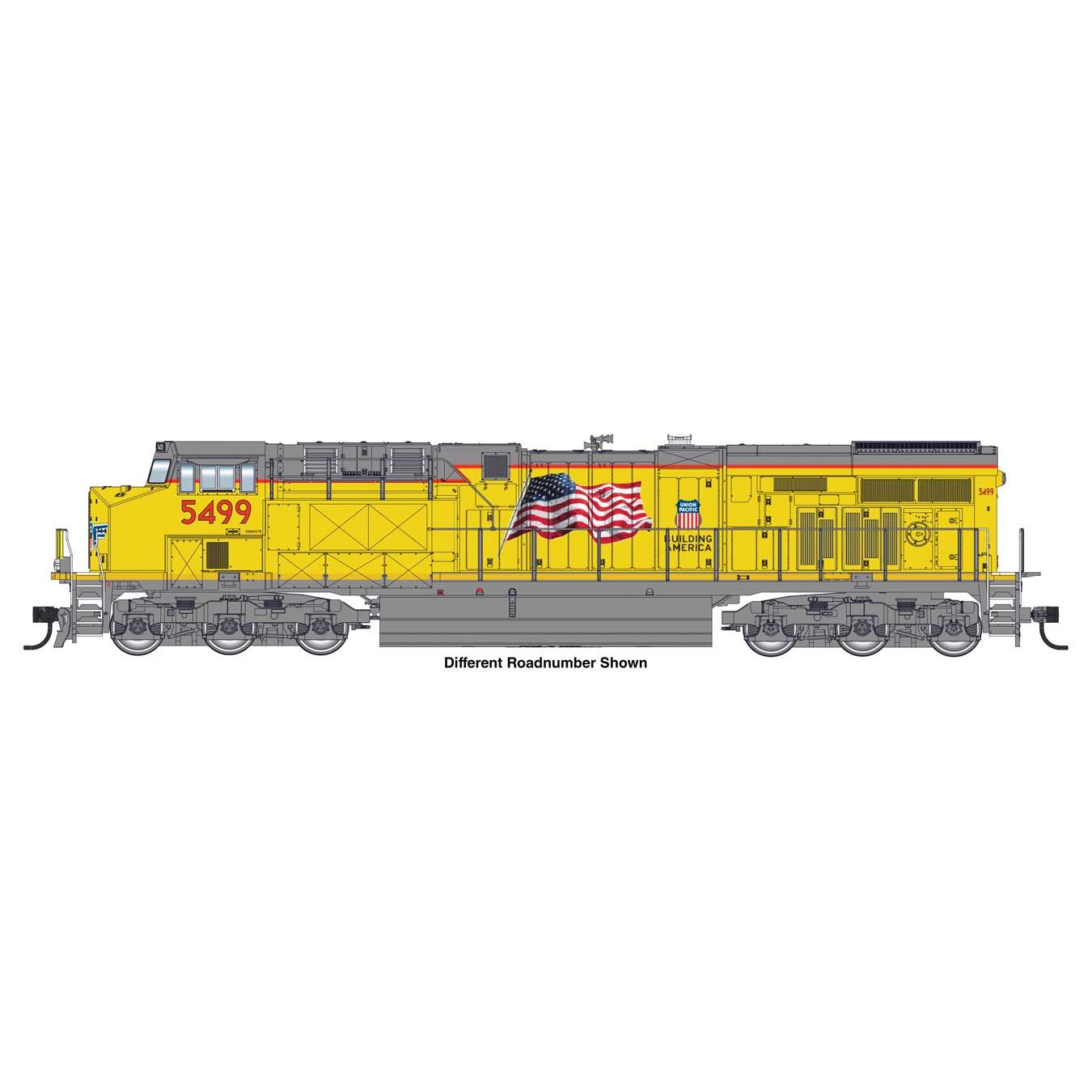 Walthers Mainline, 910-20233, HO Scale, GE ES44 Evolution Series GEVO, Union Pacific, #5544, Equipped with ESU Sound and DCC
