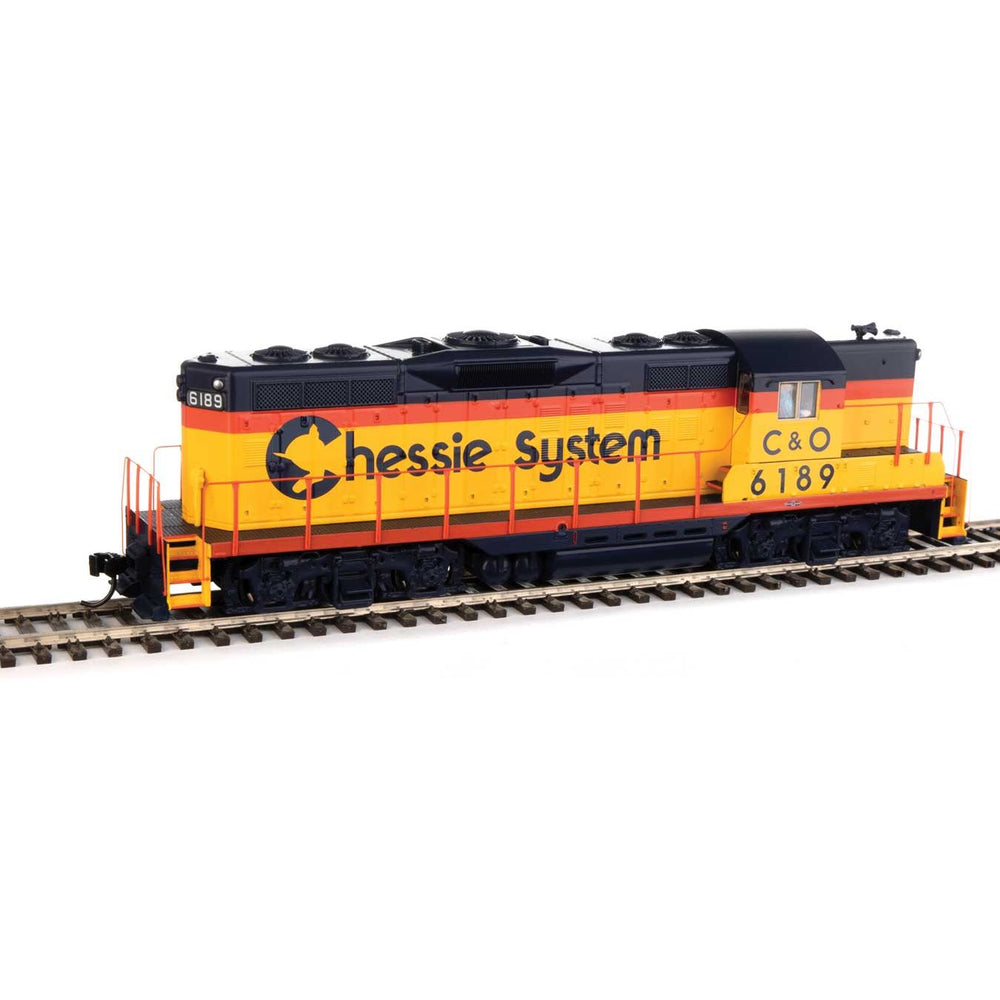 Walthers Mainline, HO Scale, 910-20482, EMD GP9 Phase II With High Hood, Chessie System (C&O), #6089