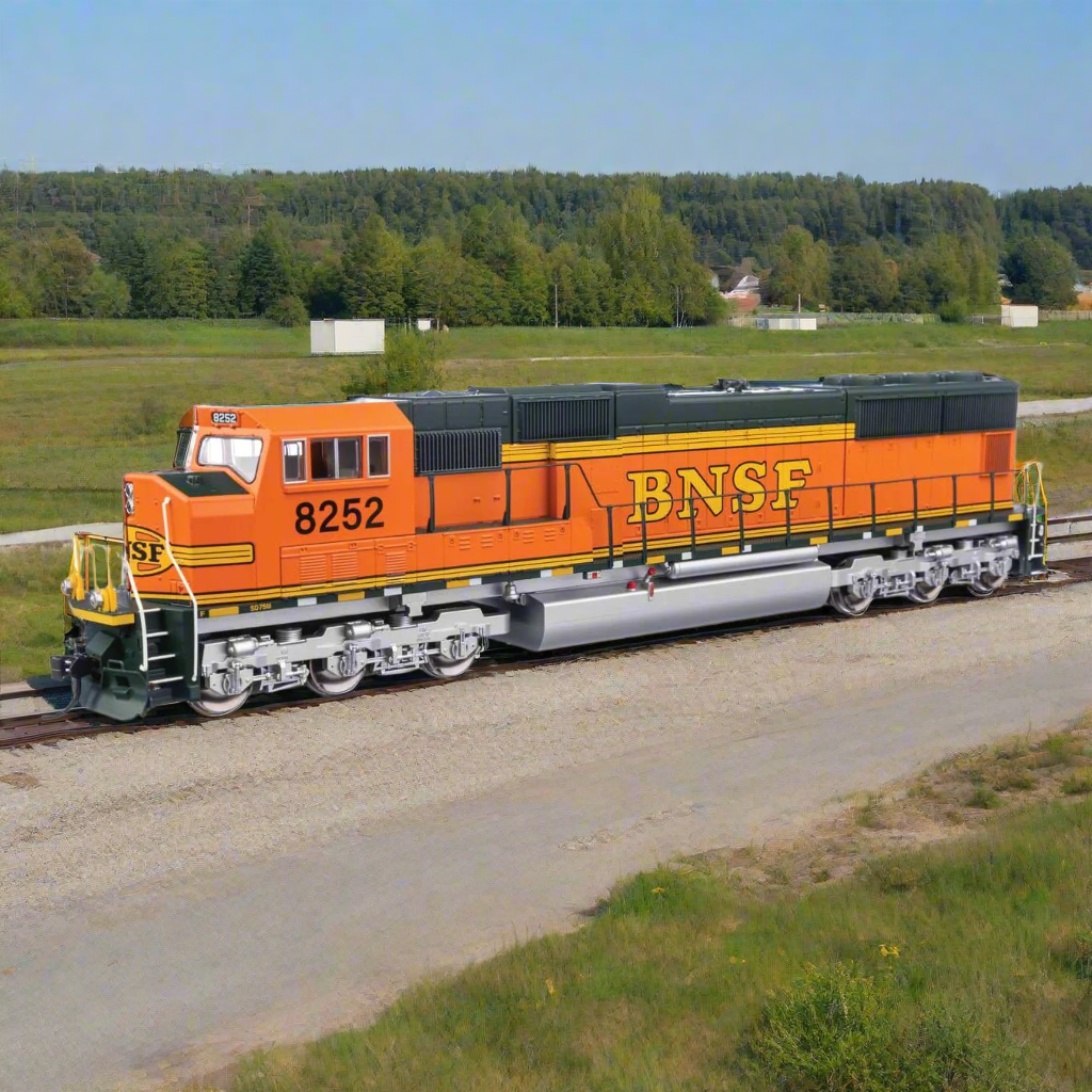 Walthers Mainline, HO Scale, 910-21004, EMD SD75M, BNSF #8255, DCC & Sound