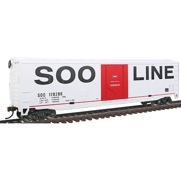 Walthers Trainline, 931-1671, HO, Box Car, SOO Line, #178286