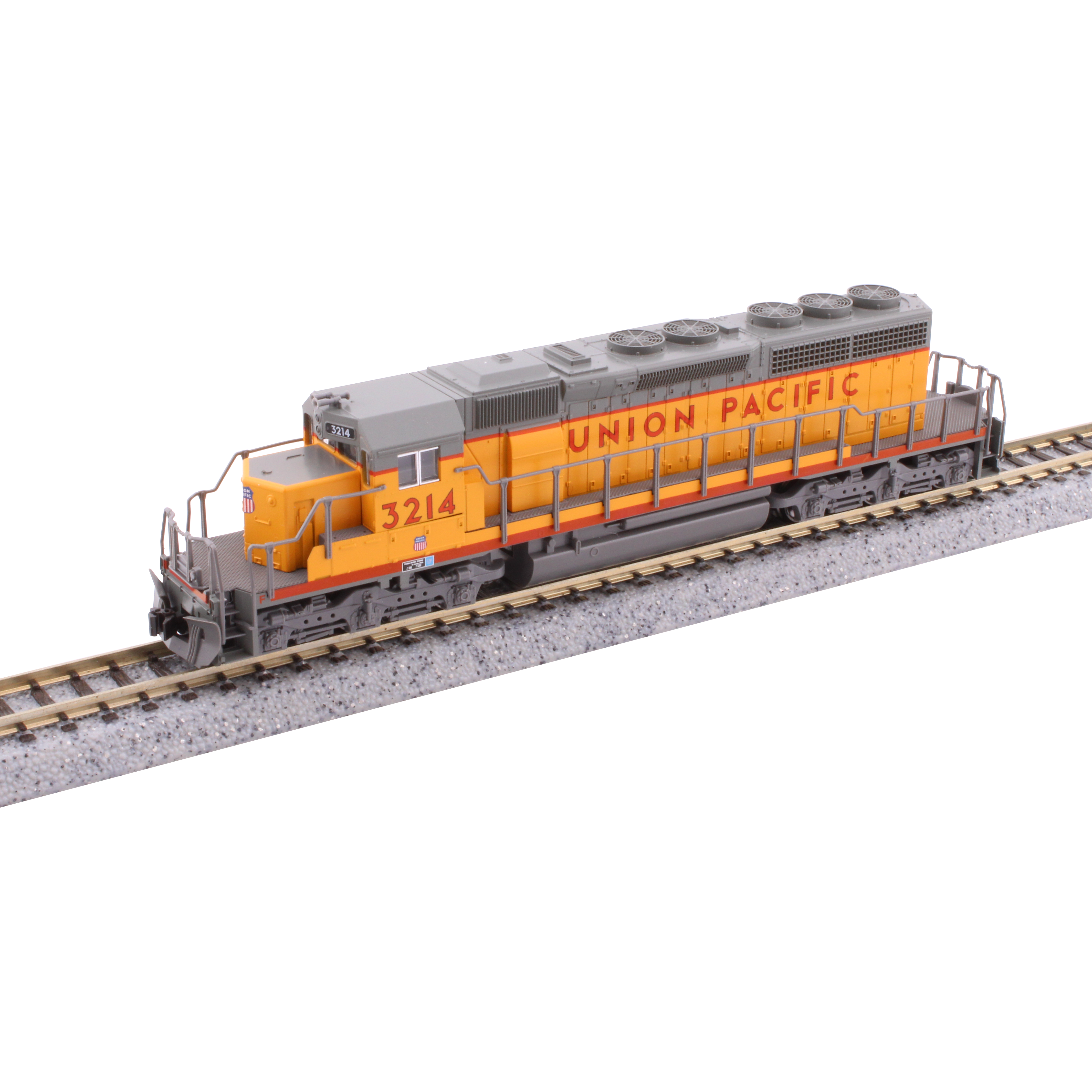 Kato, N Scale, 176-4828, SD40-2, Early Production, UP , #3214, DCC Ready