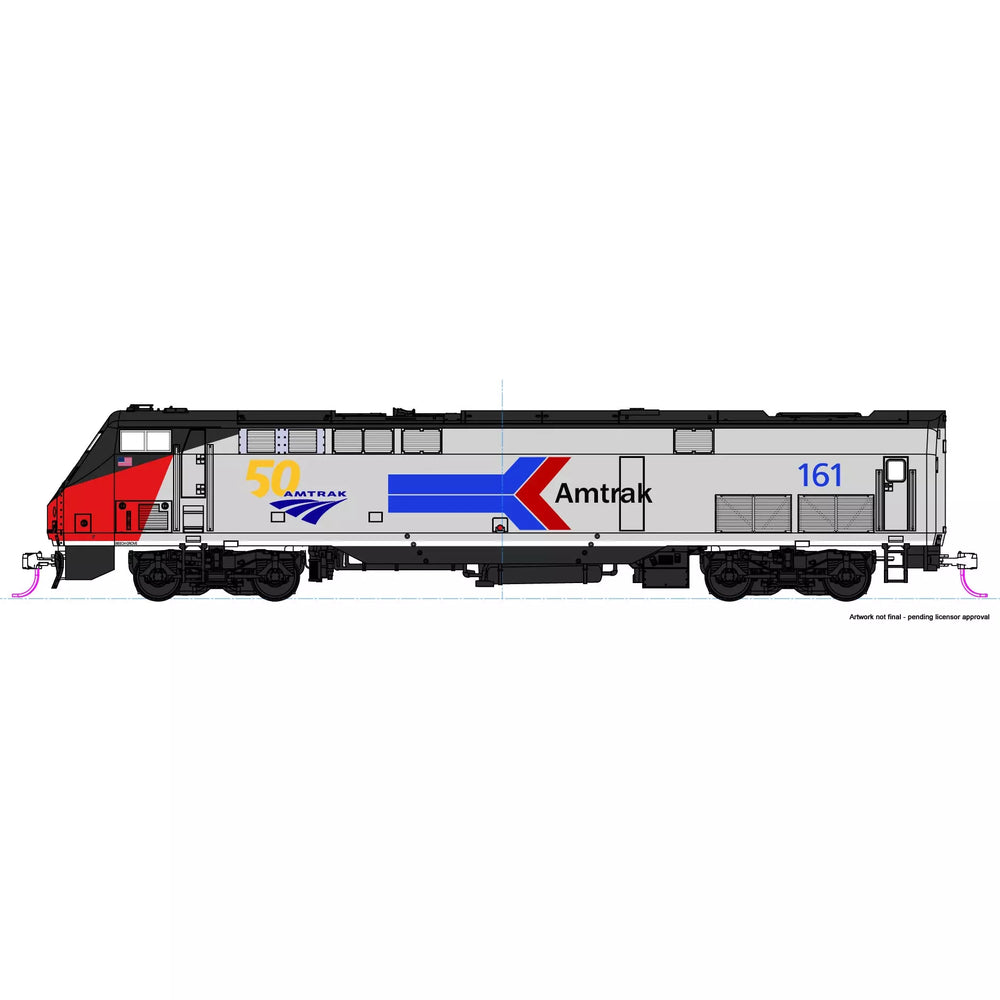 Kato, N Scale, 176-6036, GE P42 Genesis, Amtrak, (Phase I), #161, DCC Ready