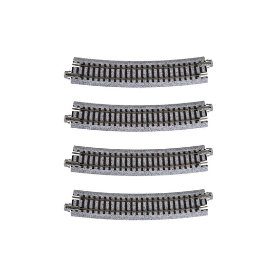 Kato, 20-160, N Scale, Unitrack 19" Radius Curve 15-Degree (4)