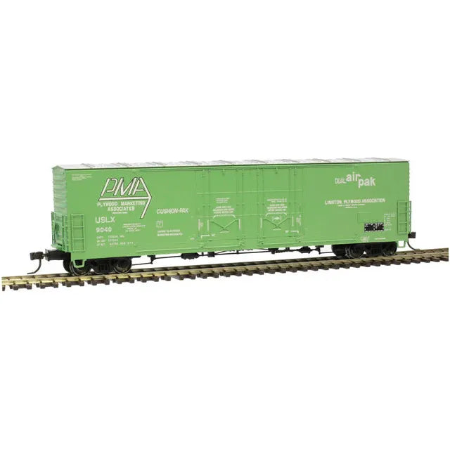 Atlas Master Line, HO Scale, 20006779, Evans 53' Double Plug Door Box Car, Plywood Marketing Associates, Road #9040