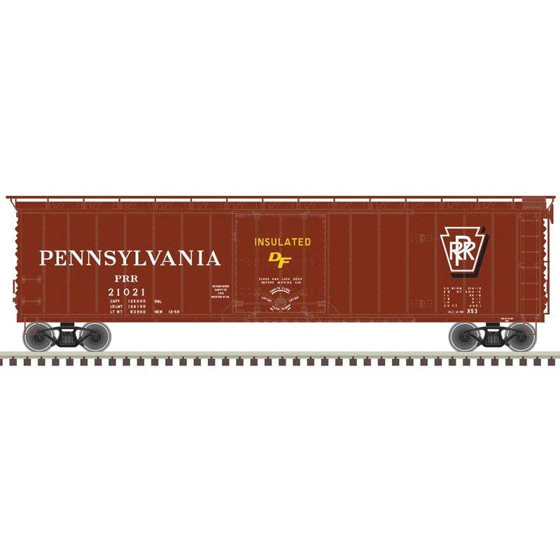 Atlas, 20 007 034, HO Scale, 50' Plug-Door Boxcar, Pennsylvania Railroad, #21239