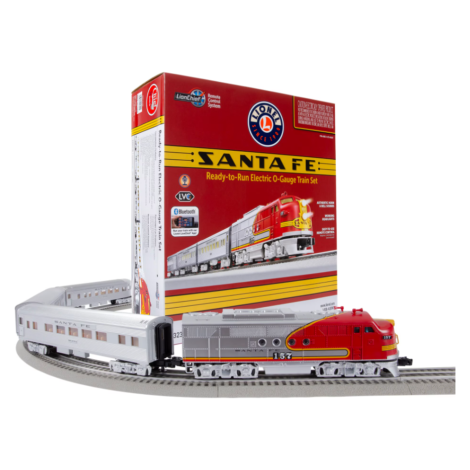 Lionel, O Scale, 2323110, Santa Fe Super Chief, LionChief Bluetooth 5.0 Set