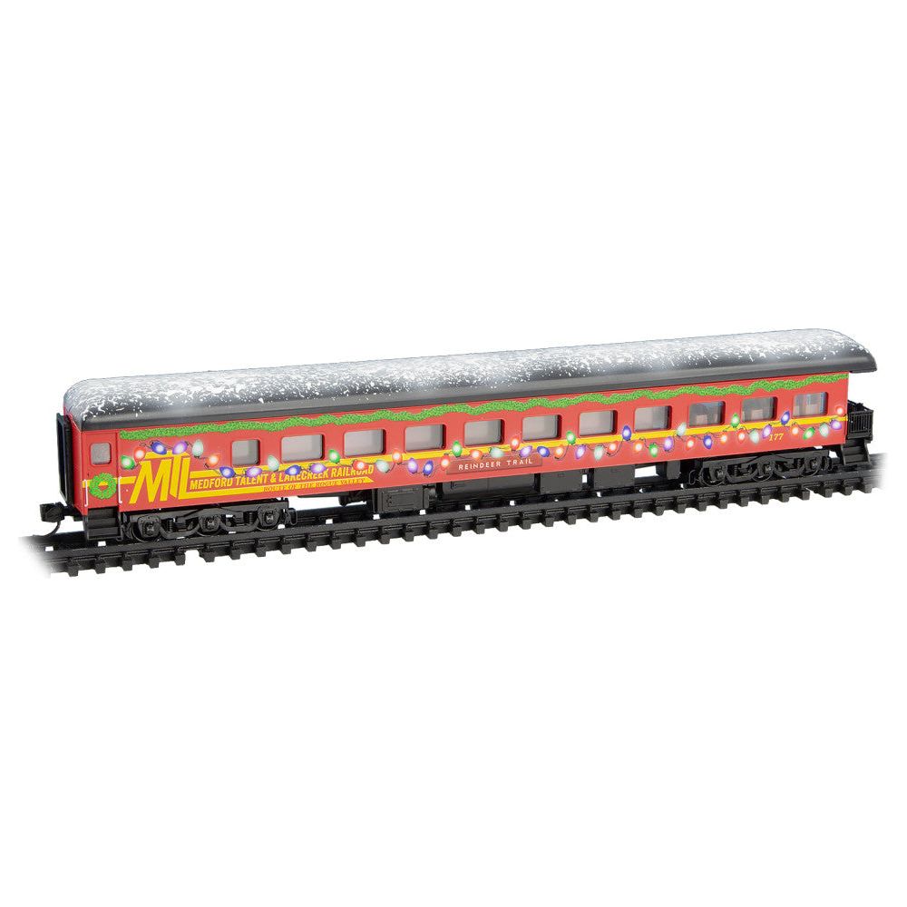 Micro-Trains, N Scale,  983 21 388, Christmas Set, Medford Talent & Lakecreek (5-Car Set)