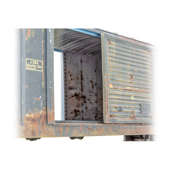 Micro-Trains, 5600-005, HO Scale, 50' Exterior Post Welded Steel Box Car, CSX, #141288, Weathered