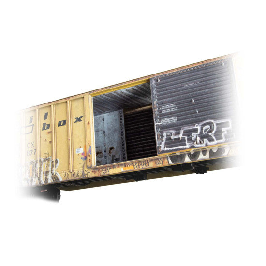 Micro-Trains, 5600-004, HO Scale, 50' Exterior Post Welded Steel Box Car, #33877, Weathered KIT