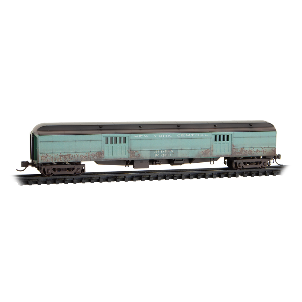 Micro-Trains, 147 44 610, N Scale, MOW Baggage Car, Penn Central, Rd# 328147