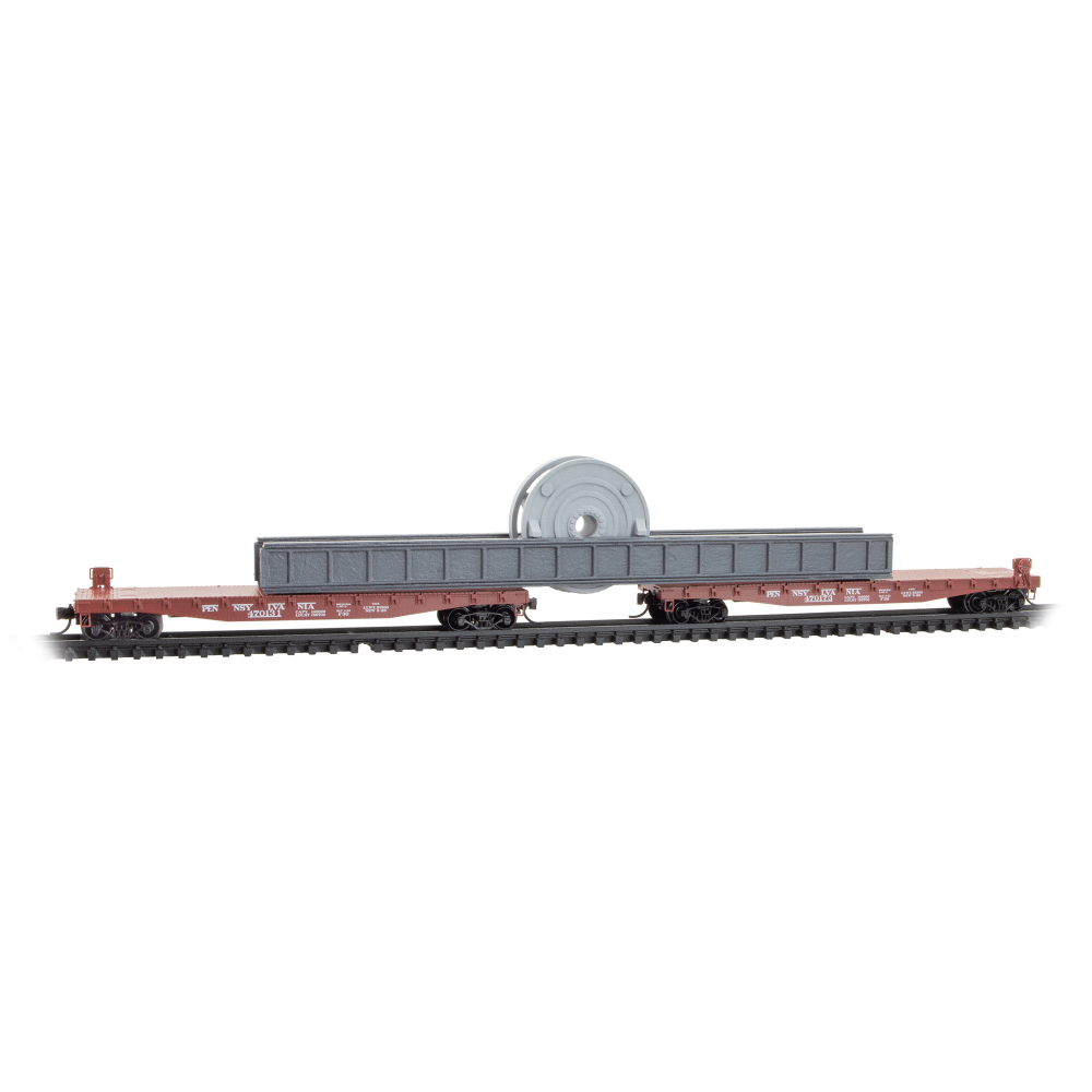 Micro-Trains, 983 02 282, N Scale, Pennsylvania Flatcars with Impeller on Girder Load