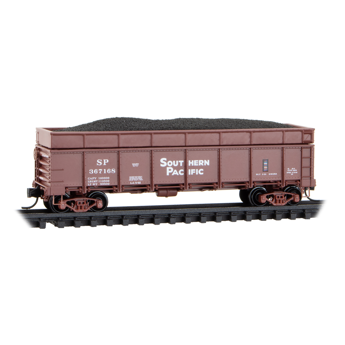 Micro-Trains, 083 00 191, N Scale, 40' Drop Bottom Gondola, Southern Pacific, #367168
