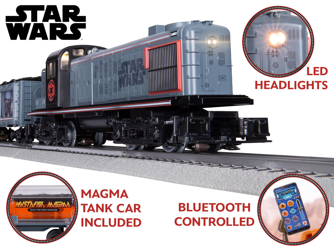 Lionel 2523030 O Gauge STAR WARS™ Empire RS-3 LionChief Freight Set w/ Bluetooth 5.0