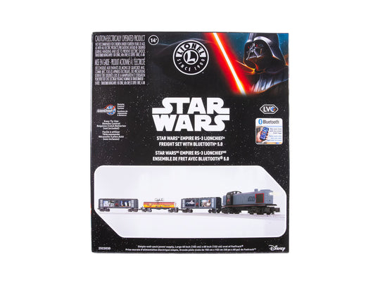 Lionel 2523030 O Gauge STAR WARS™ Empire RS-3 LionChief Freight Set w/ Bluetooth 5.0