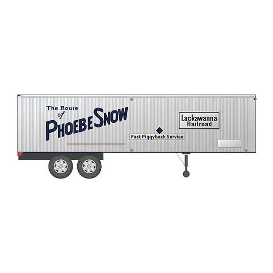 Rapido, 403004, HO Scale, 35' Fruehauf Volume Van, Lackawanna, DL&W, #542