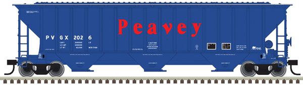 Atlas, 50 005 940, N Scale, Thrall 4750 3-Bay Covered Hopper, Peavy, #2062