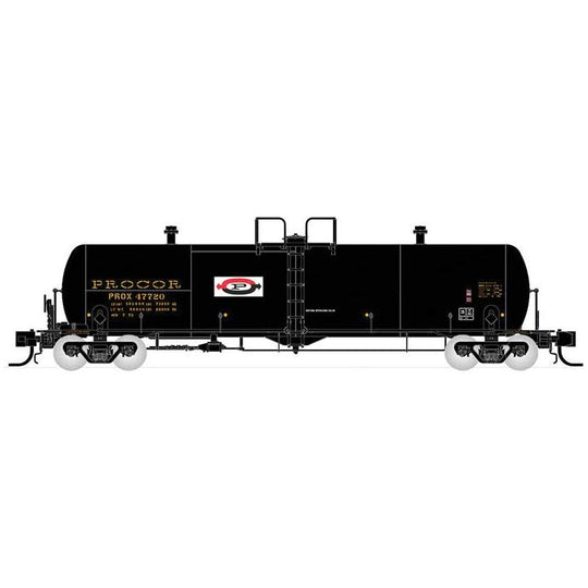 Rapido, 535004, N Scale, Procor 20K gal Tank Car, PROX  As Delivered Split "P" Logo - 6-Pack #2