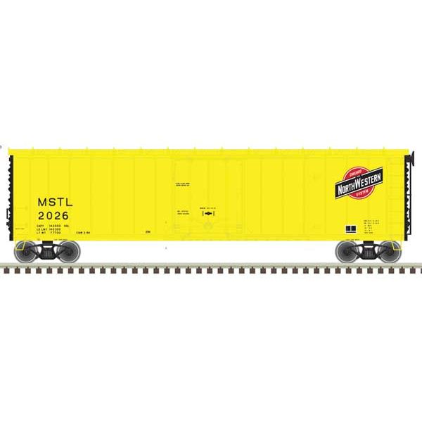 Atlas, 20 007 024, HO Scale, 50' Plug-Door Boxcar, Chicago & North Western, #2004