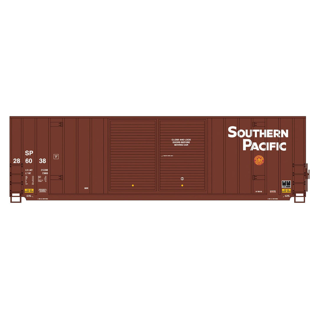 InterMountain, 4132001-03, HO Scale, Gunderson 50' High Cube Double Door Box Car, Southern Pacific, #286088