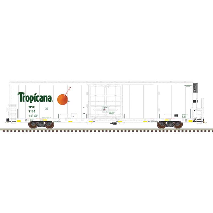 Atlas, 50006559, N Scale, TrinityRail 64' Modern Reefer, Tropicana, #3020