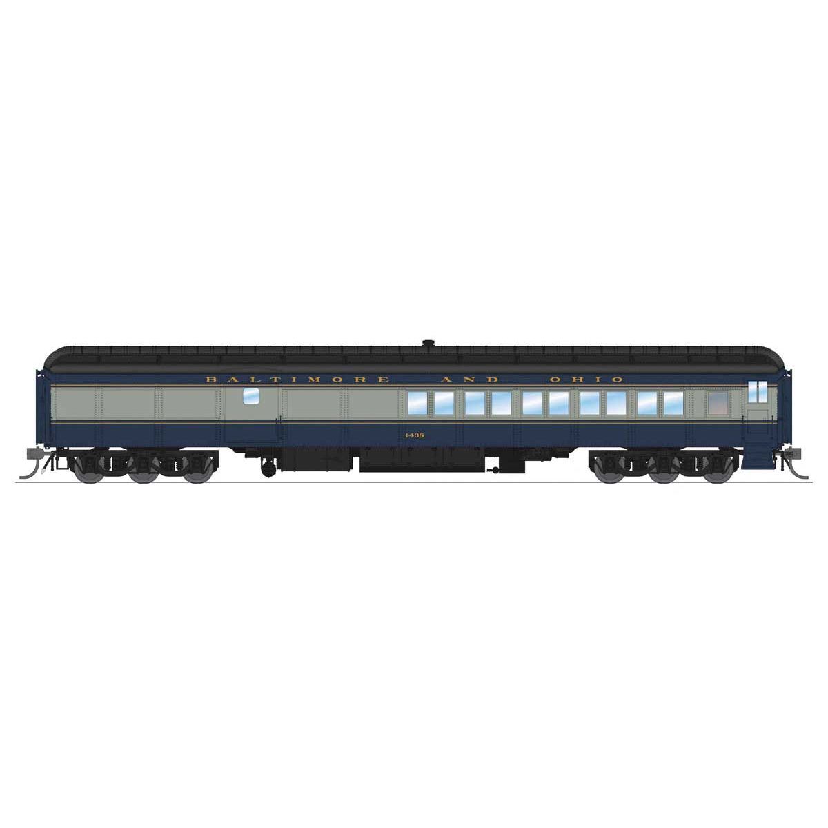 Broadway Limited Imports, 9713, HO Scale, Heavyweight 5-Car Passenger Set, Baltimore & Ohio