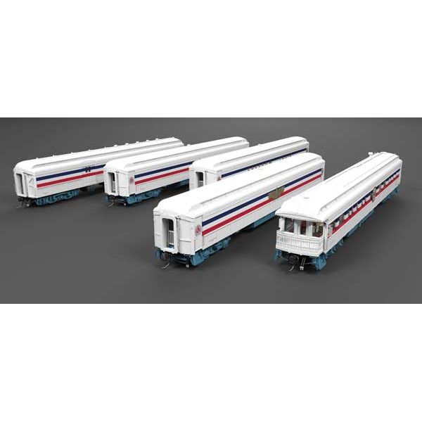 Broadway Limited Imports, 9712, HO Scale, Heavyweight 5-Car Passenger Set, Freedom Train 1947