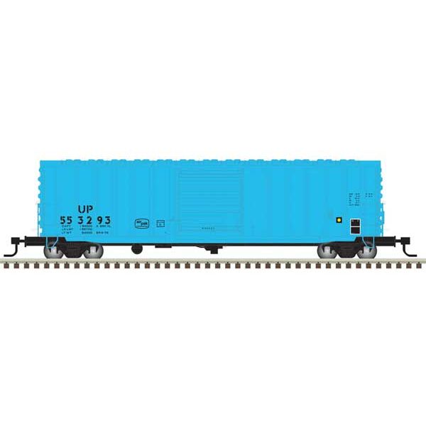 Atlas, 50 006 351, N Scale, 50' Precision Design rib-side Boxcar, UP (ex-RI), #553293