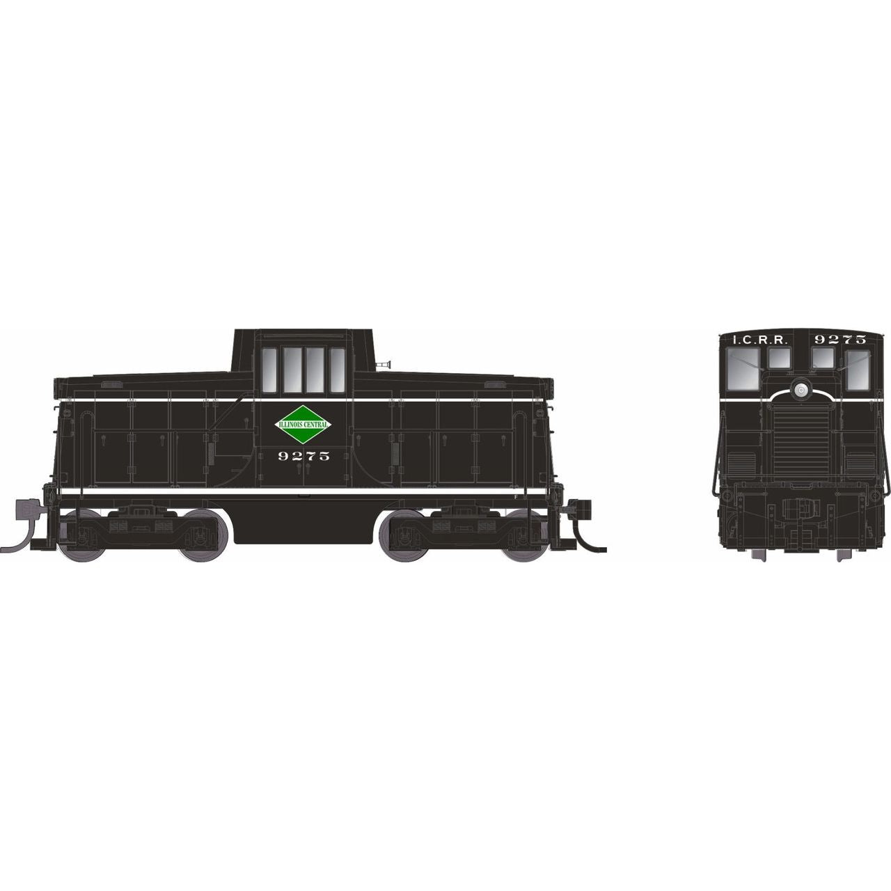 Rapido Train Lines, 48052, HO Scale,  44 Tonner, Illinois Central, #9275, DCC Ready