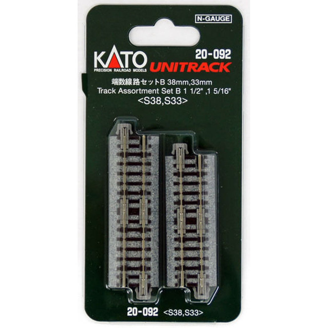 Kato, 20-092, N Scale, Short Track Assortment B