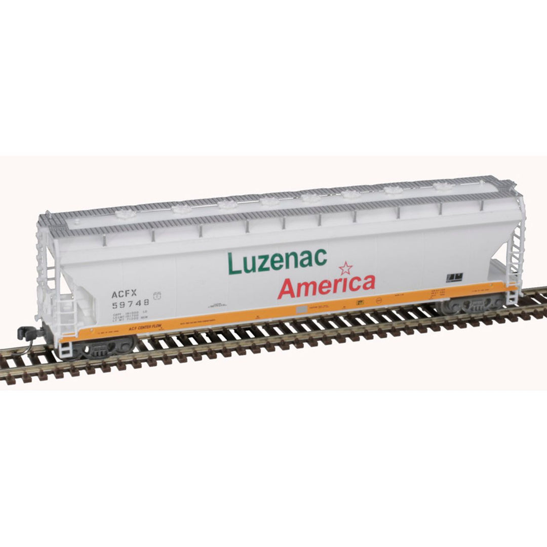 Atlas Master Line, N Scale, 50006073, AFC Pressureaide Covered Hopper, Luzenac America, #59748