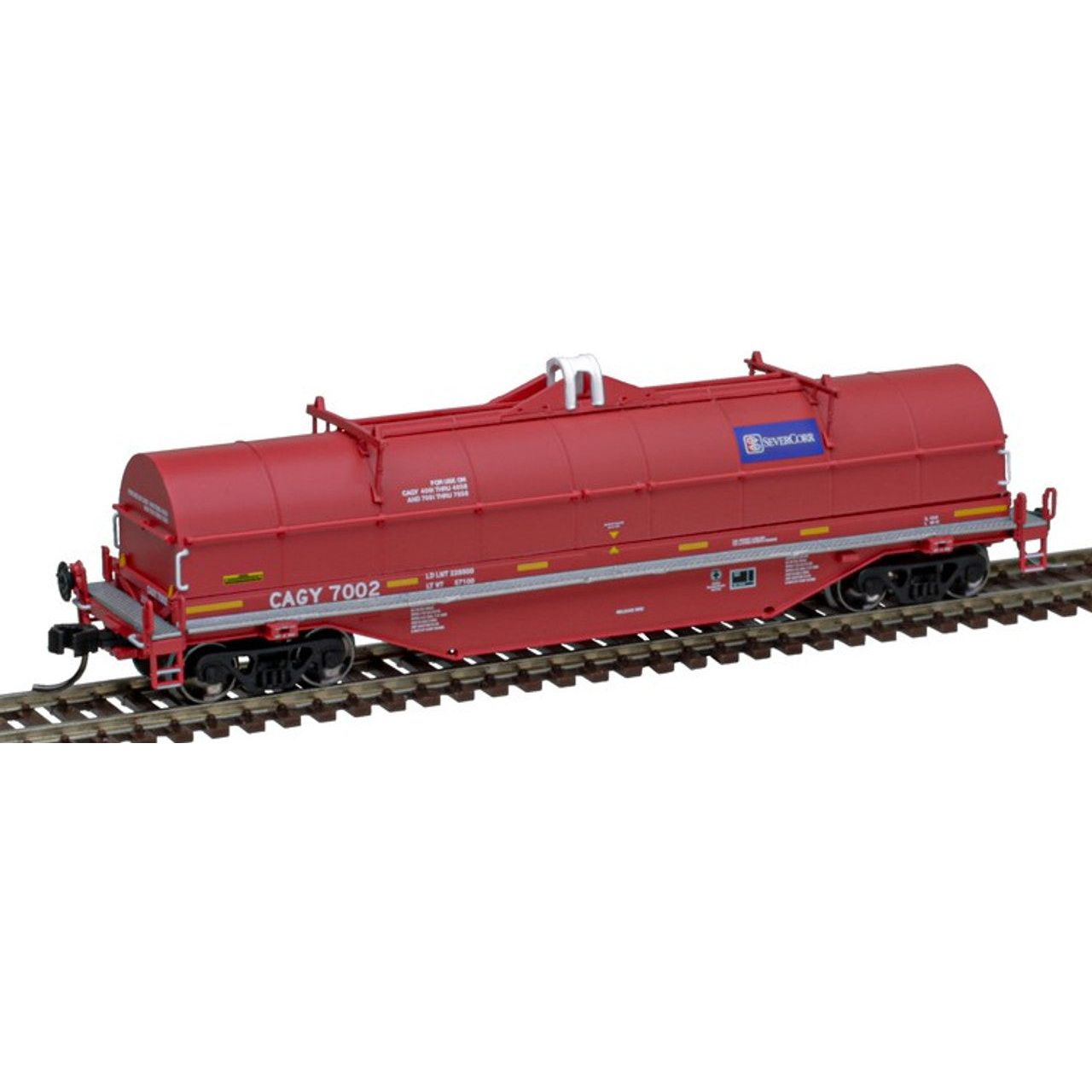 Atlas, 50006776, N Scale, 42' Coil Steel Car with Fishbelly Side Sill, ServerCorr CAGY, #7002