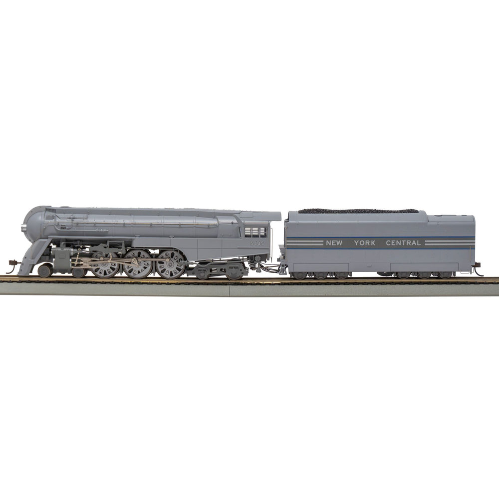 Bachmann, 56601, HO Scale, Dreyfuss Streamlined Hudson, 1938 livery W/Boxpok Drivers, NYC, #5445, DCC & Sound