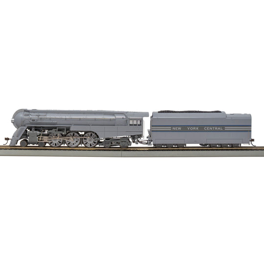 Bachmann, 56601, HO Scale, Dreyfuss Streamlined Hudson, 1938 livery W/Boxpok Drivers, NYC, #5445, DCC & Sound