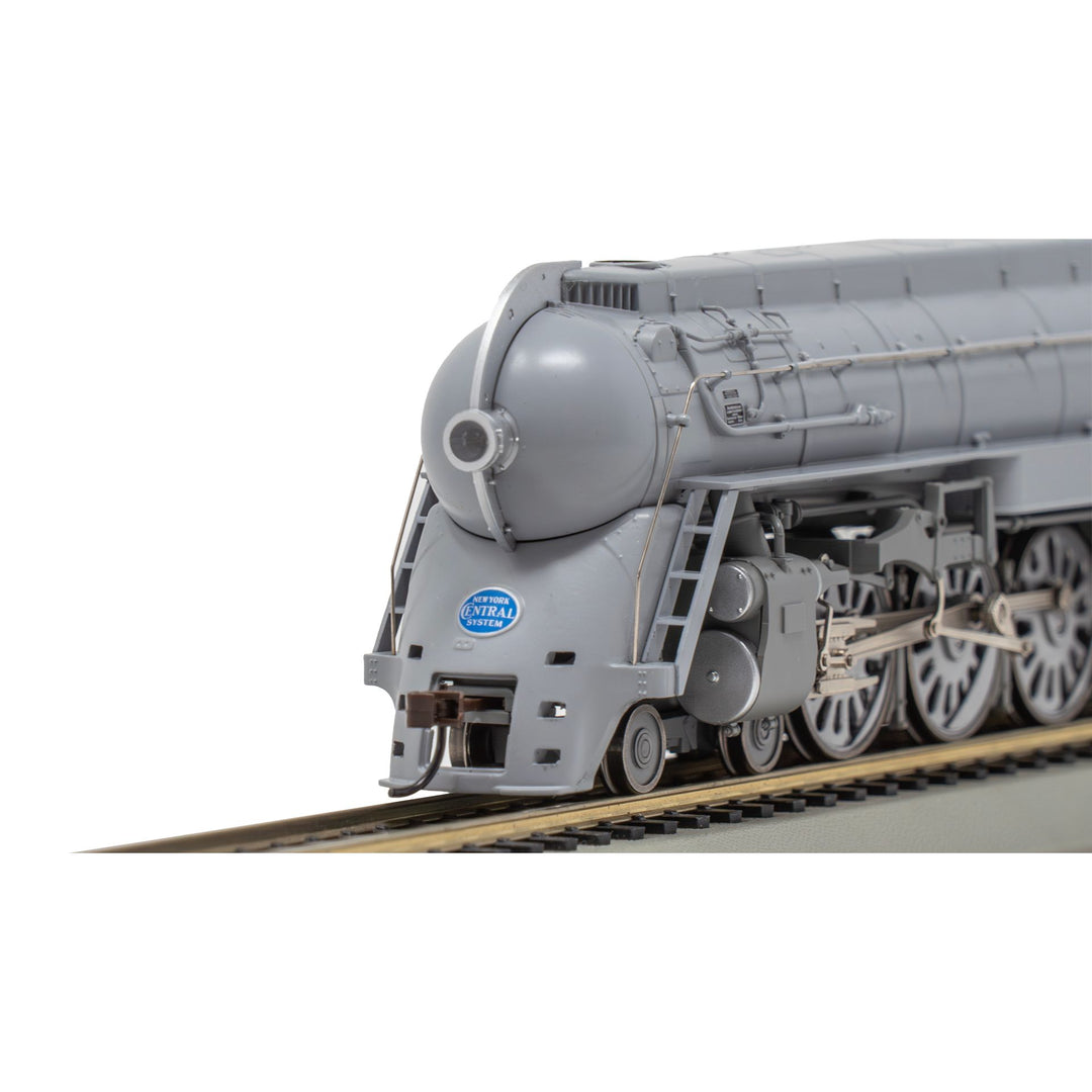 Bachmann, 56601, HO Scale, Dreyfuss Streamlined Hudson, 1938 livery W/Boxpok Drivers, NYC, #5445, DCC & Sound