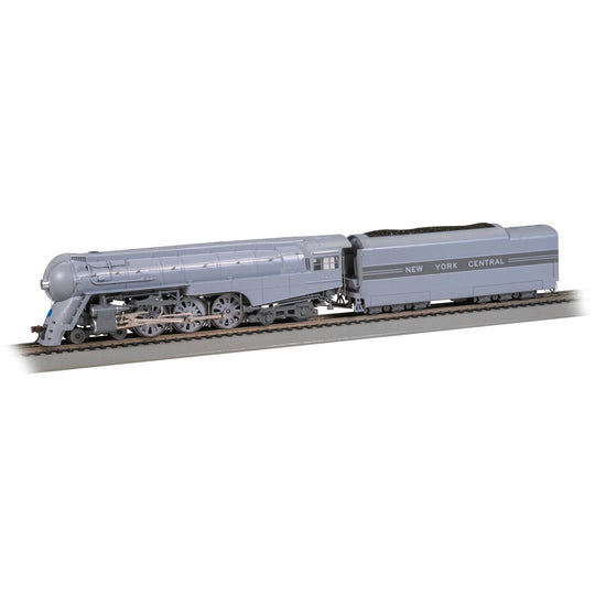 Bachmann, 56602, HO Scale, Dreyfuss Streamlined Hudson, 1940 livery W/Boxpok Drivers, NYC, #5448, DCC & Sound