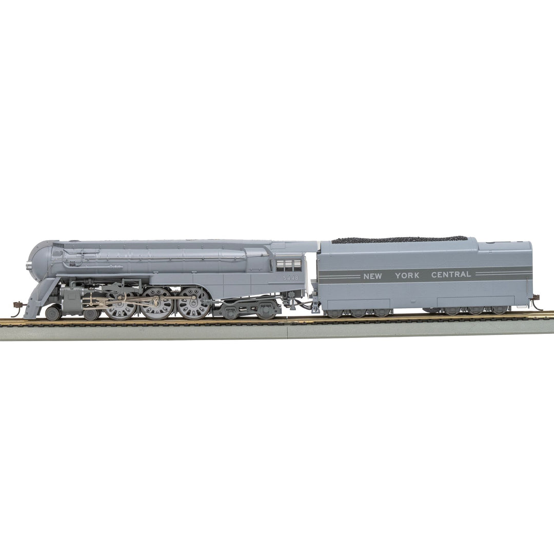 Bachmann, 56602, HO Scale, Dreyfuss Streamlined Hudson, 1940 livery W/Boxpok Drivers, NYC, #5448, DCC & Sound