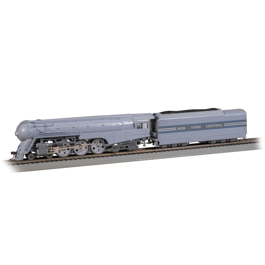 Bachmann, 56603, HO Scale, Dreyfuss Streamlined Hudson, 1938 livery W/Scullin Drivers, NYC, #5450, DCC & Sound