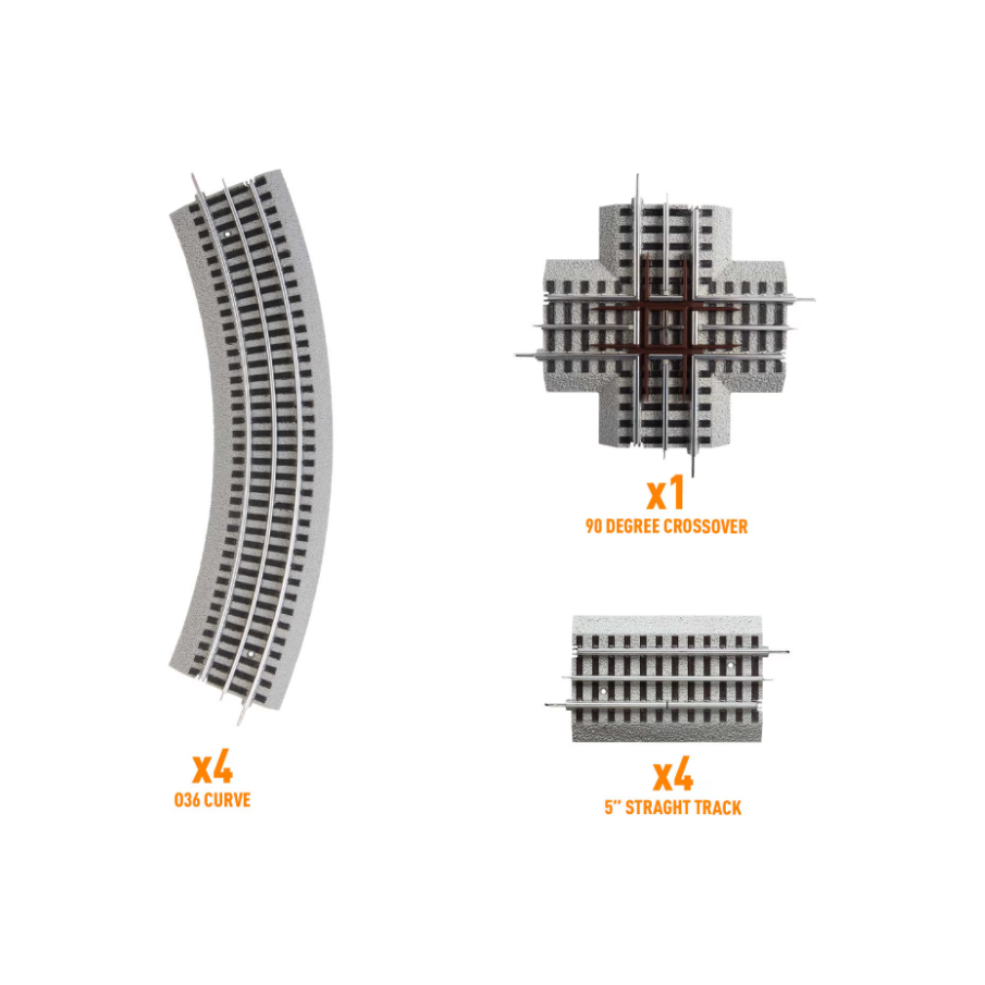 Lionel, O Scale, 6-12030, FasTrack Figure 8 Track Add On Pack