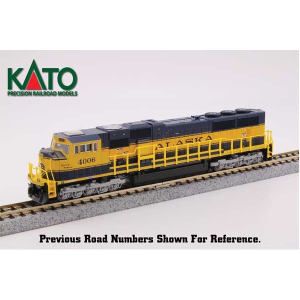 Kato, 176-6410, N Scale, EMD SD70MAC, With Nose Headlight, Alaskan Railroad "Spirit of Moose Pass", #4003, DCC Ready